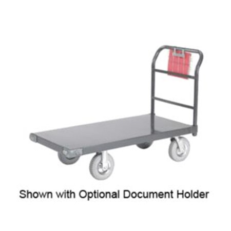 Nexel 36 X 72 In. Steel Deck Truck With 6 In. Rubber Casters SD3672R6